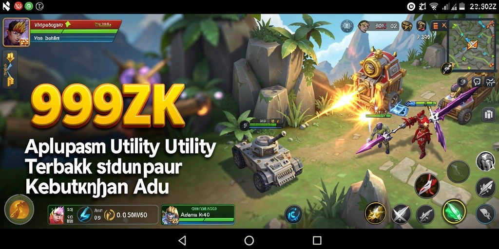 Tangkapan layar 999ZK menunjukkan antarmuka aplikasi utility yang intuitif.
