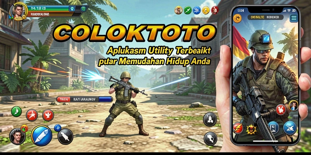 Screenshot COLOKTOTO yang menampilkan antarmuka aplikasi Utility yang intuitif dan praktis.