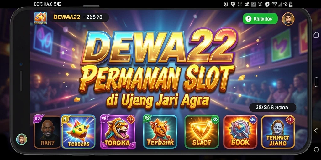 Tampilan gameplay seru DEWA22 dengan berbagai tema slot.