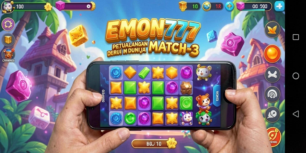 Tampilkan gameplay menegangkan dan penuh warna dari EMON777.