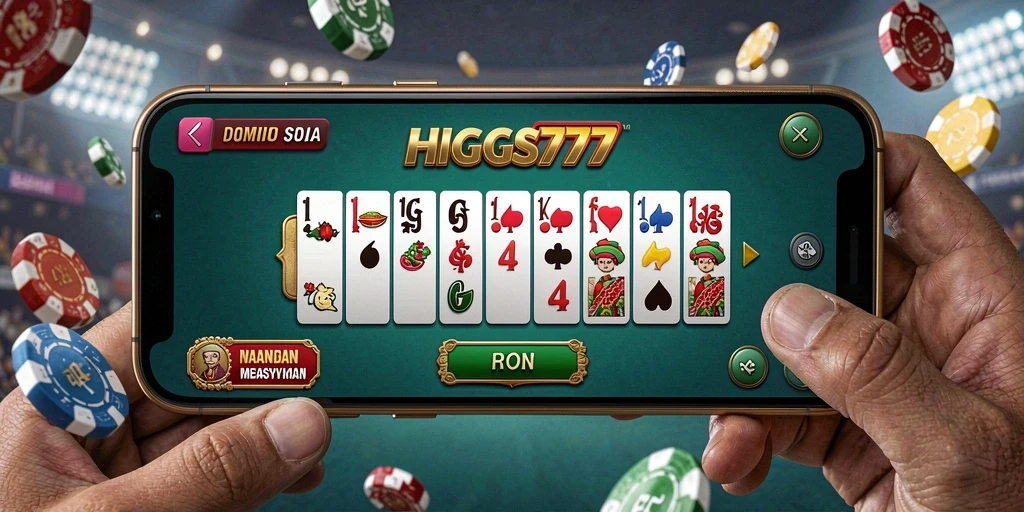 Tampilan menarik dari gameplay HIGGS777 yang penuh warna.
