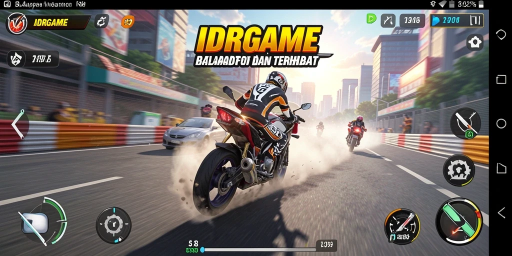 Tampilan gameplay yang intens dan penuh aksi di IDRGAME.