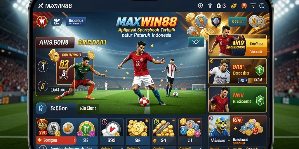 Screenshot gameplay <strong>MAXWIN88</strong> menunjukkan antarmuka taruhan olahraga yang menarik.