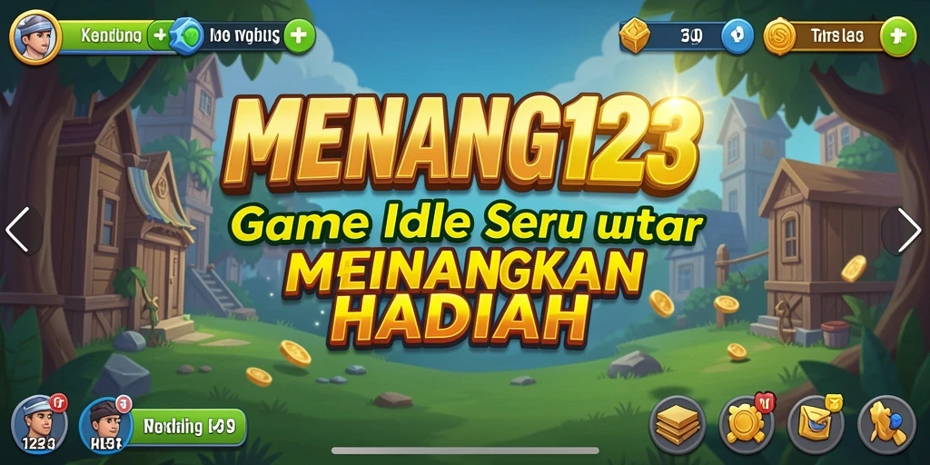 Tampilan gameplay yang menarik dari MENANG123 dengan elemen Idle.