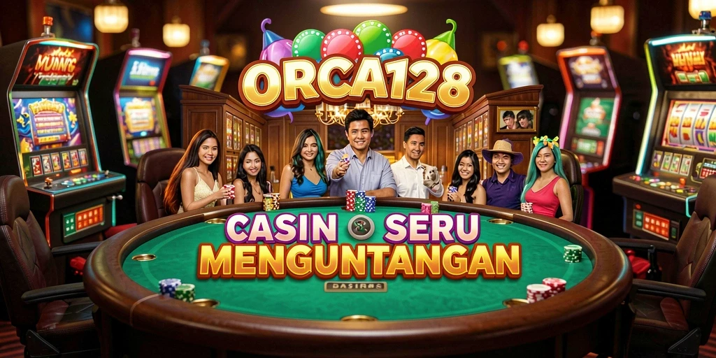 Tampilan gameplay seru dari ORCA128 yang menampilkan pengalaman kasino yang nyata.