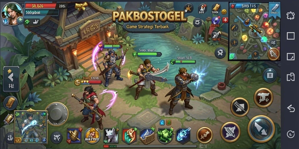 Tampilan gameplay menarik di PAKBOSTOGEL, menyenangkan dan strategis.