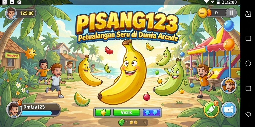 Tampilan gameplay seru di PISANG123 yang penuh aksi.