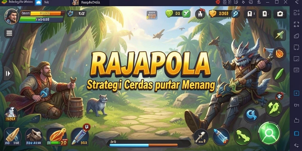 Tampilan visual menakjubkan dari gameplay RAJAPOLA