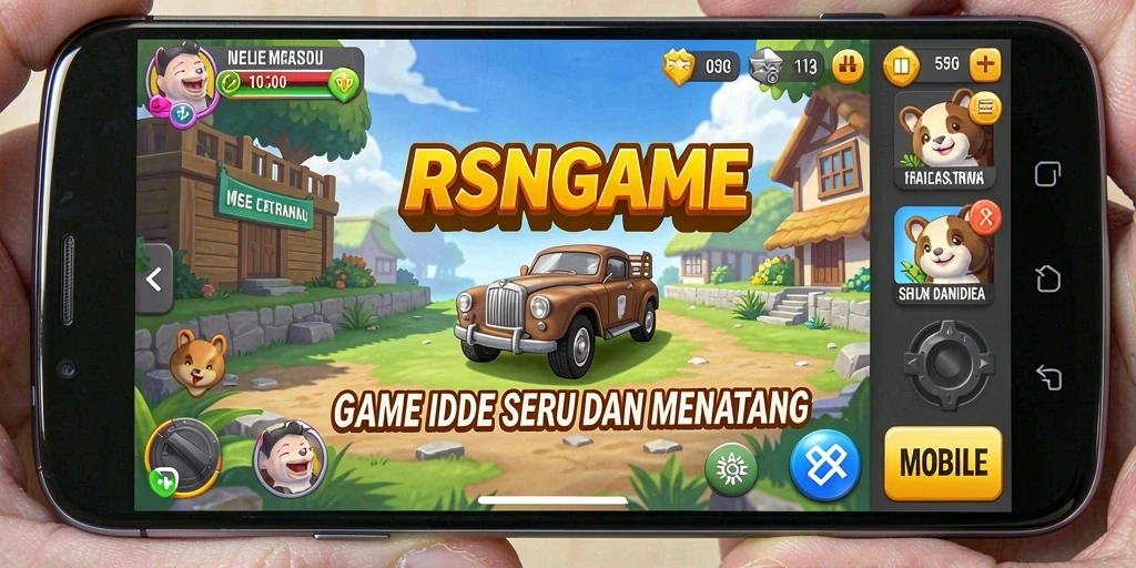 Tampilan gameplay RSNGAME yang menarik serta mekanisme Idle yang adiktif.