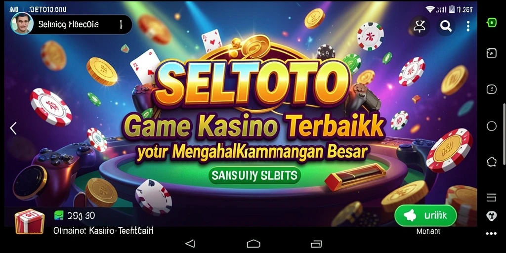 Tampilan gameplay SELTOTO yang mengasyikkan dengan fitur Kasino terbaik.
