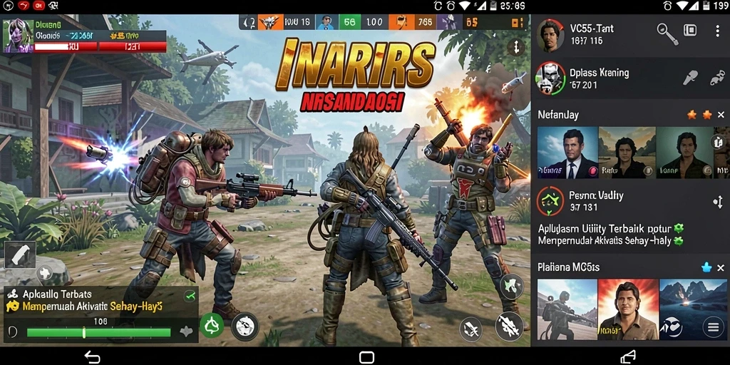 Gambar tampilan utama VC55 dengan fitur-fitur Utility.