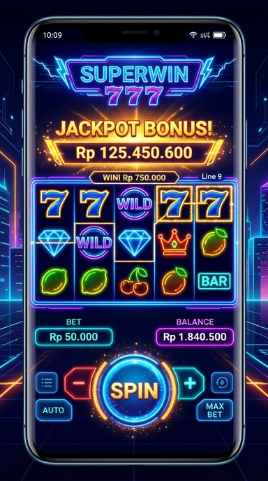 Proses unduhan cepat di aplikasi superwin777.